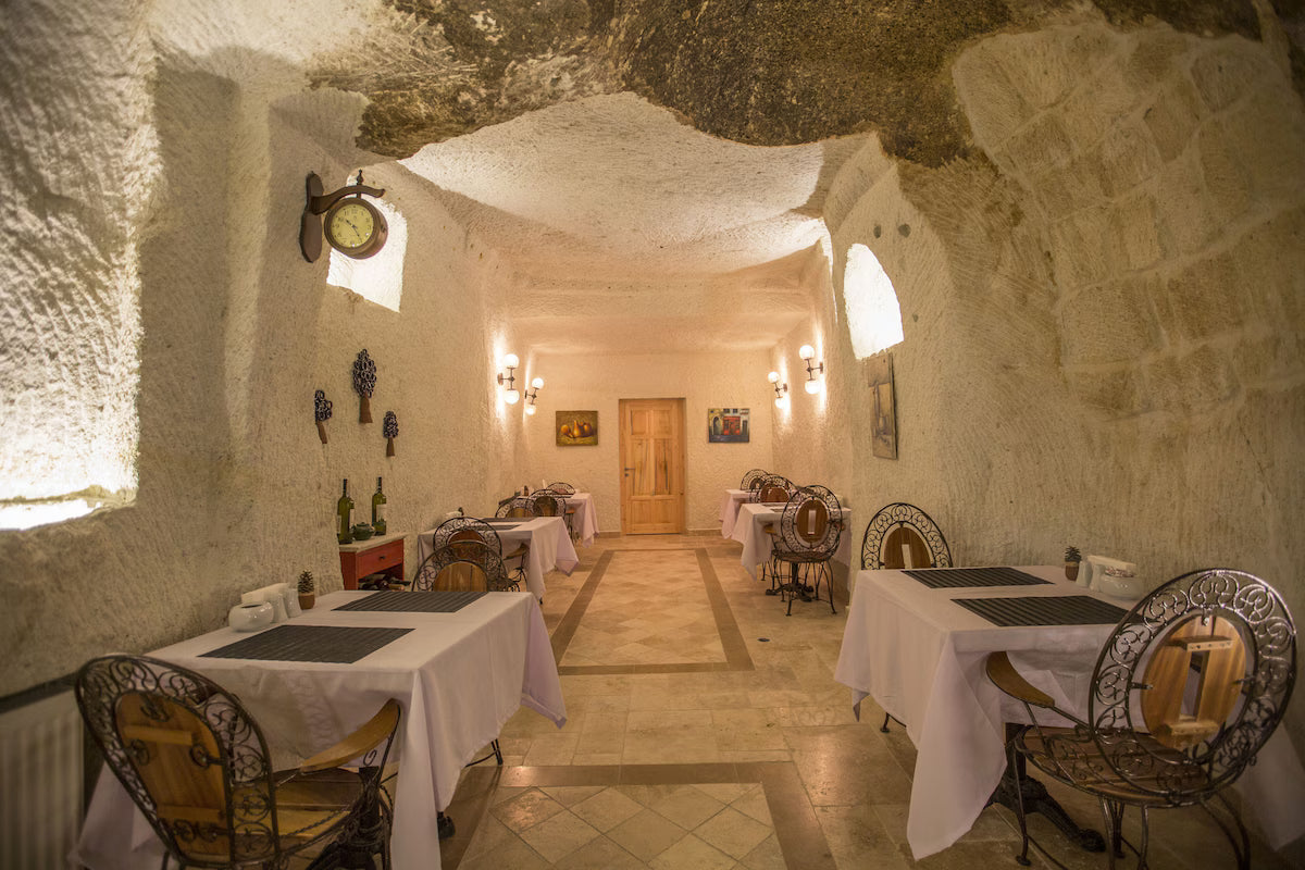 Kapadokya Agarta Cave Hotel restoran