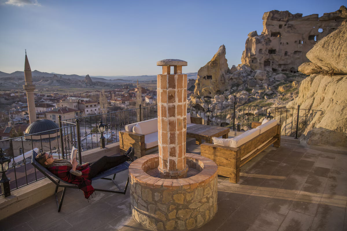 Çavuşin’de balon manzaralı mağara otel