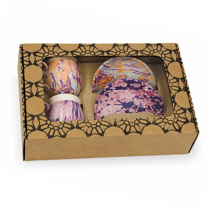 ebru desenli kahve fincanı