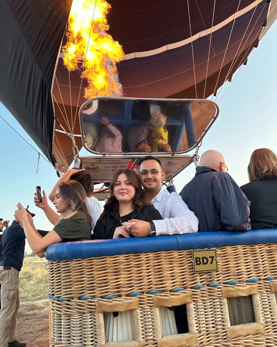 Göreme kalkışlı Kapadokya balon turu gün doğumu uçuşu