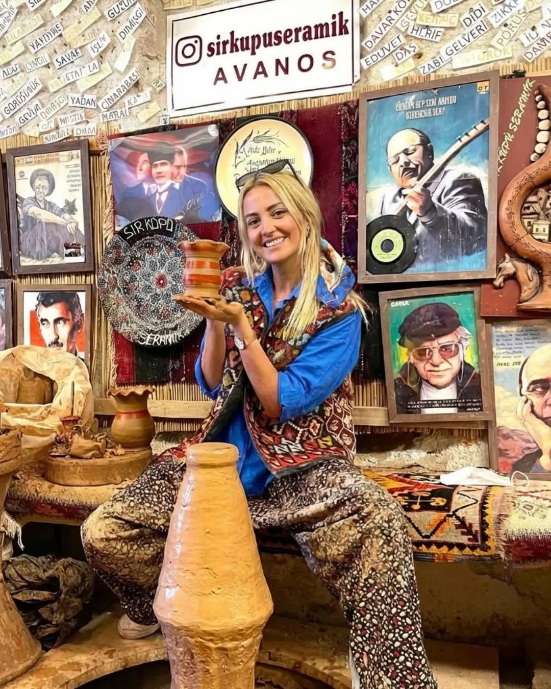 Kapadokya çanak çömlek atölyesi Avanos