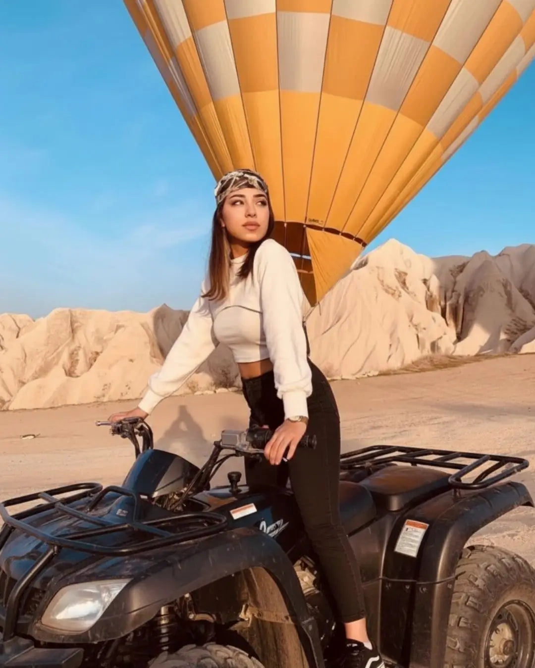 Kapadokya gün batımında atv turu