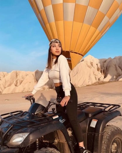 Kapadokya gün batımında atv turu