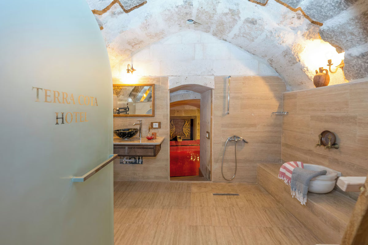 Kapadokya hamam ve havuzlu oda 