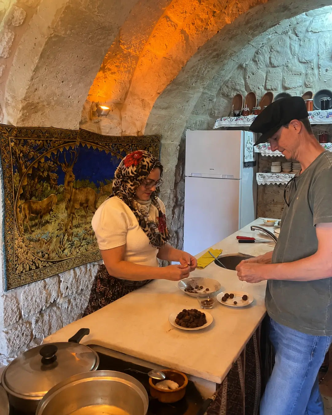 Kapadokya'da Yemek Kursu