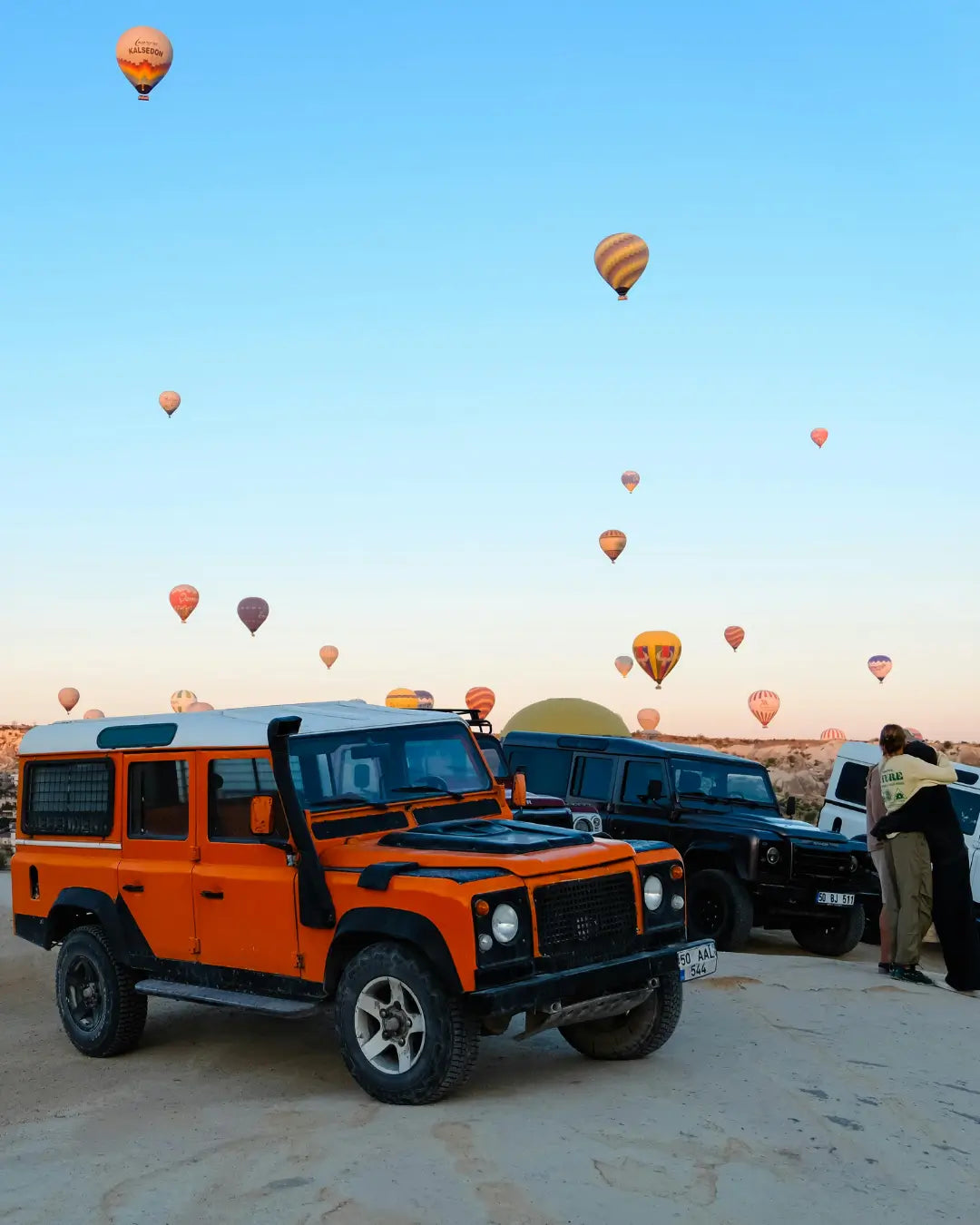Kapadokya gün doğumunda jeep turu