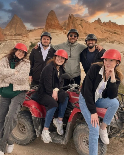 Ürgüp gün batımında Atv safari