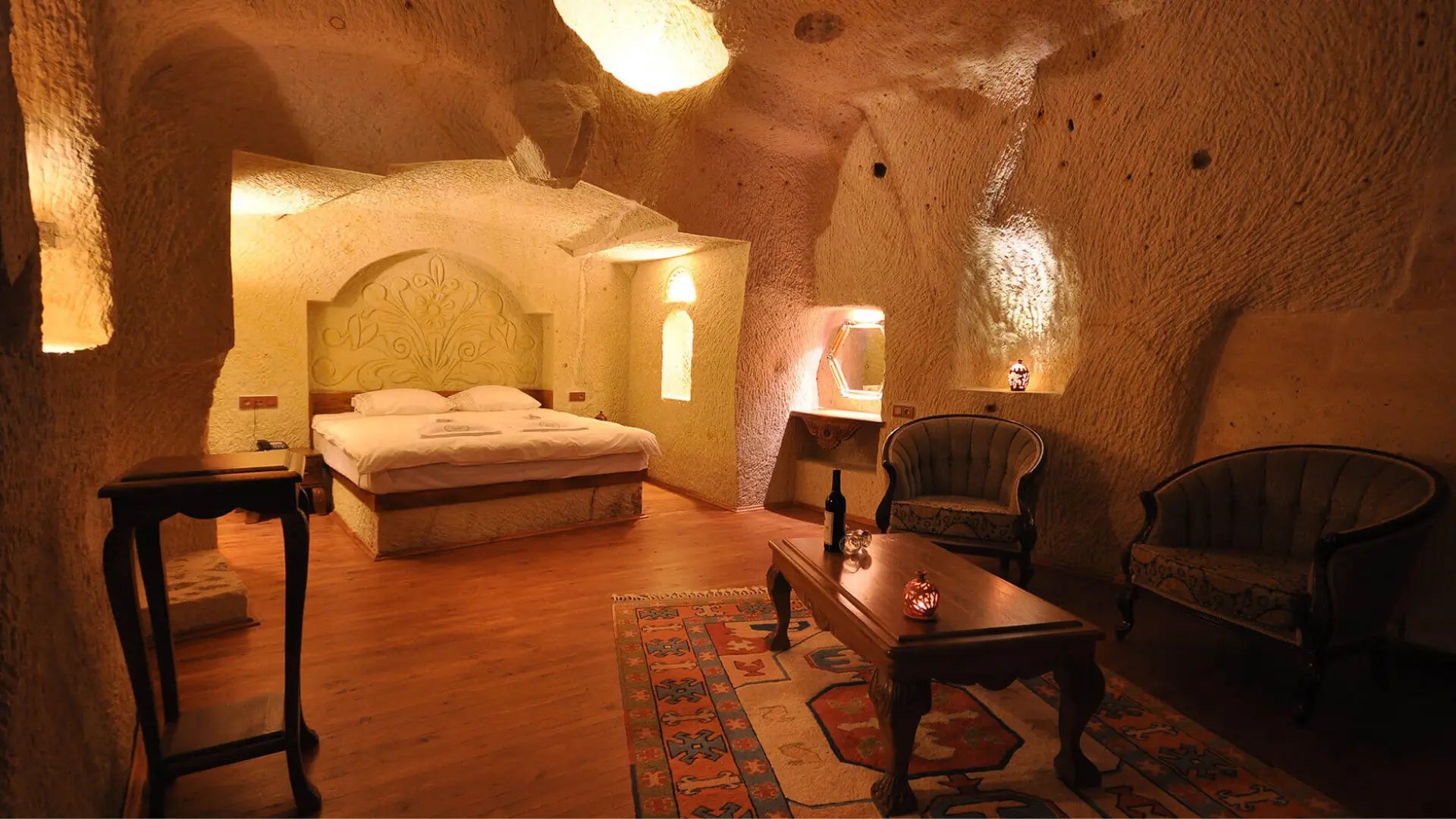 Ürgüp romantik taş otel tatili